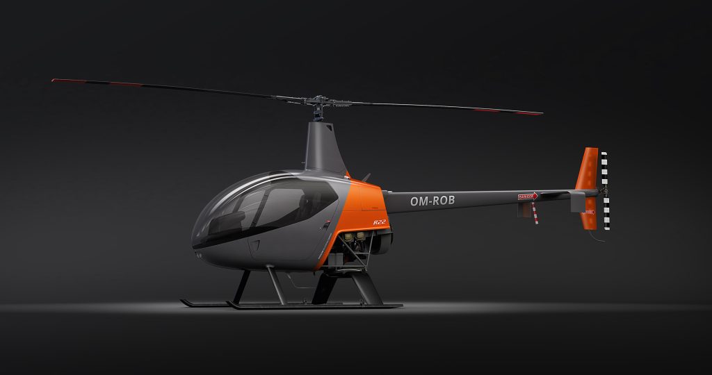 Robinson R22 helicopter redesign
