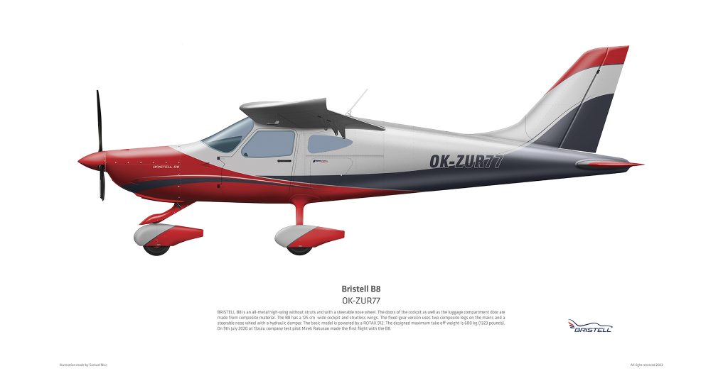 Bristell B8 livery & illustration